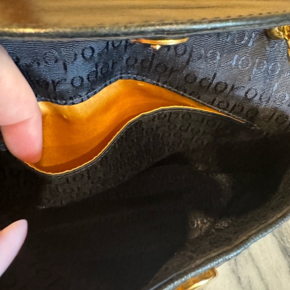 Rodo black leather shoulder bag - Picture 7 of 14